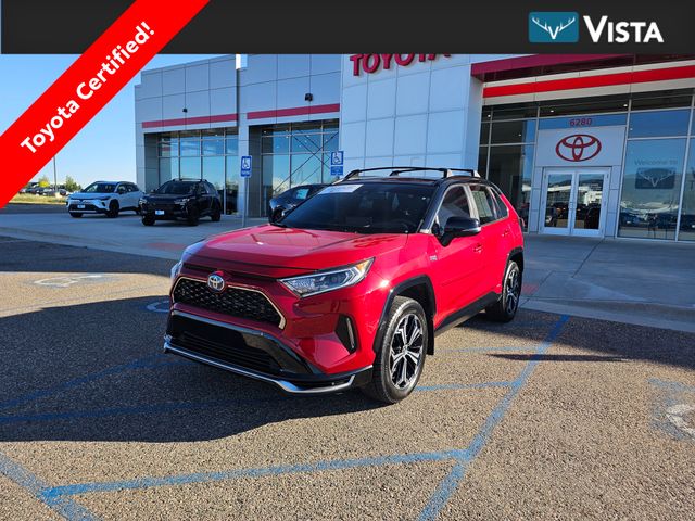 Midnight Black Metallic 2021 Toyota RAV4 Prime SUV / Crossover All-Wheel Drive Continuously Variable Transmission