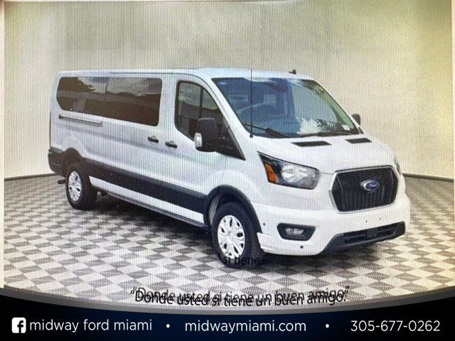 Oxford White 2024 Ford Transit Passenger Van Rear-Wheel Drive 