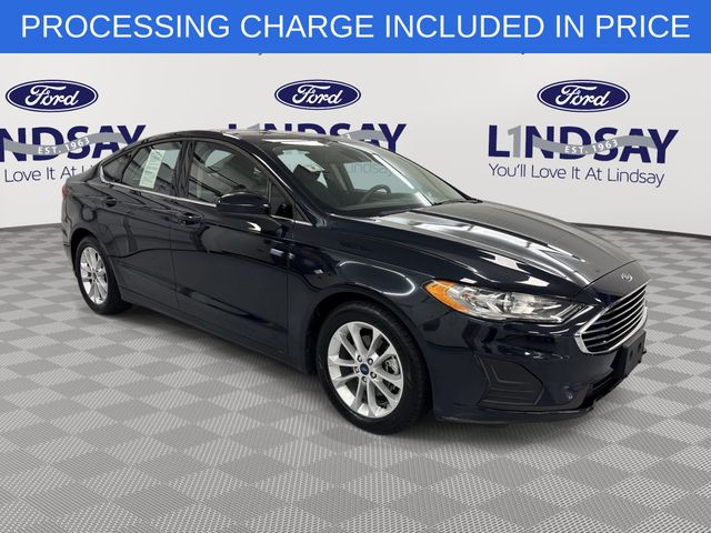 Blue Metallic 2020 Ford Fusion Sedan Front-Wheel Drive 6-Speed Automatic