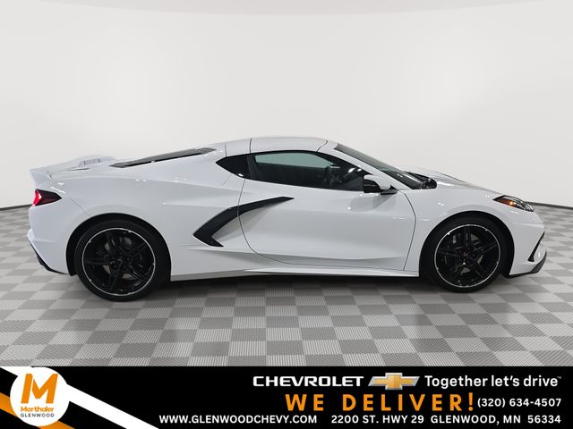 Arctic White 2023 Chevrolet Corvette Stingray 2LT Coupe RWD Coupe Rear-Wheel Drive 8-Speed Dual Clutch