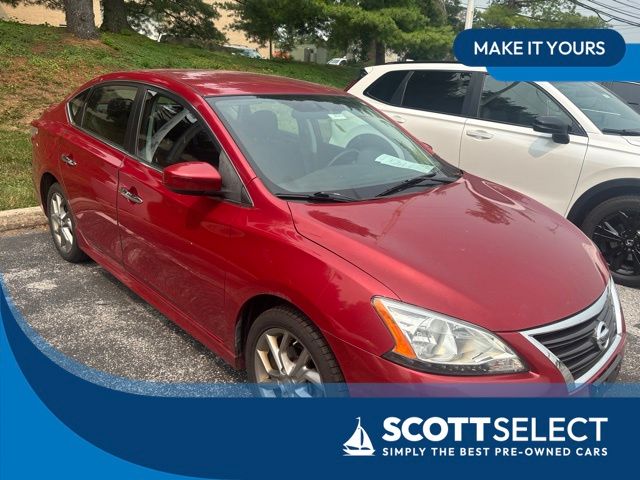 Red Brick 2013 Nissan Sentra Sedan Front-Wheel Drive Continuously Variable Transmission
