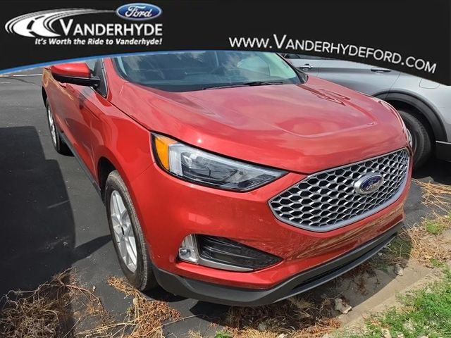 Red Metallic 2024 Ford Edge SUV / Crossover All-Wheel Drive 8-Speed Automatic