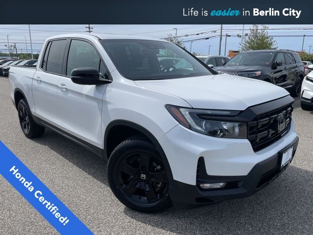 White 2025 Honda Ridgeline Pickup Truck All-Wheel Drive 9-Speed Automatic