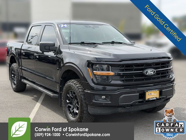 Agate Black Metallic 2024 Ford F-150 Pickup Truck Four-Wheel Drive Automatic