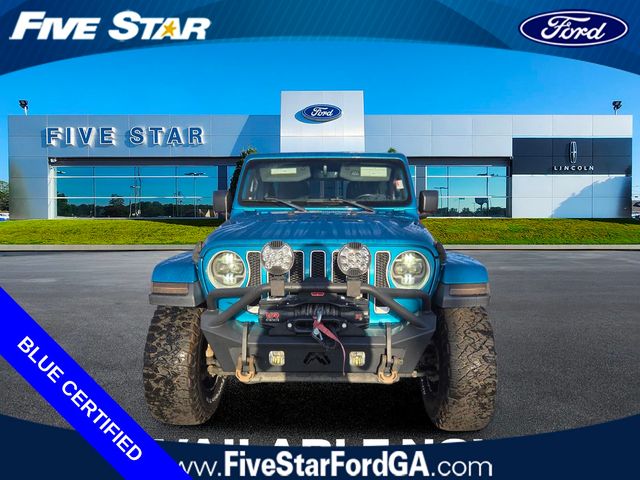 Certified Used 2020 Beige Jeep Unlimited Sahara image 2