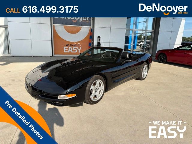 Black 1999 Chevrolet Corvette Convertible Rear-Wheel Drive 4-Speed Automatic Overdrive