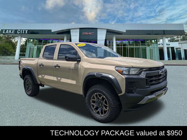Sand Dune Metallic 2023 Chevrolet Colorado Pickup Truck Four-Wheel Drive 8-Speed Automatic
