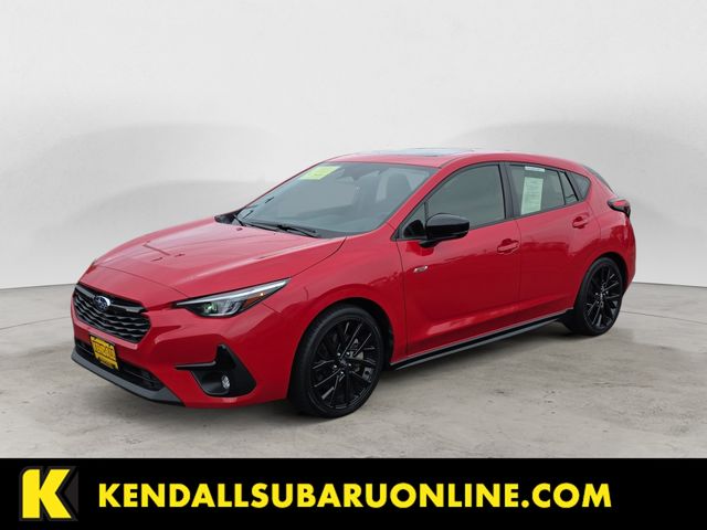 Pure Red 2024 Subaru Impreza Wagon All-Wheel Drive Continuously Variable Transmission