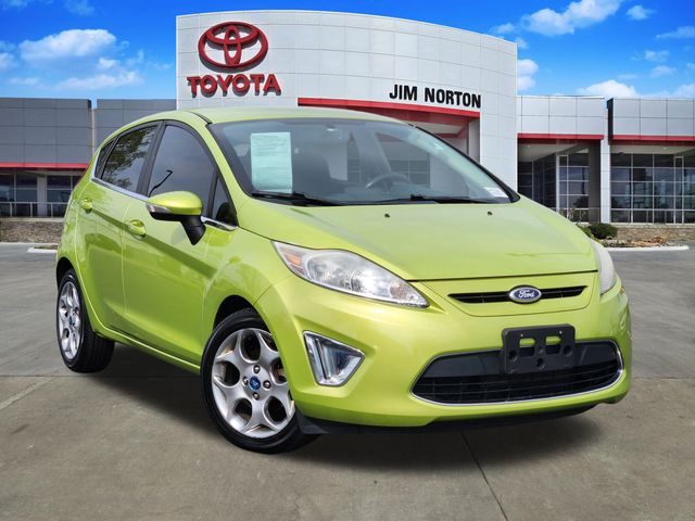 Green (Lime Squeeze Metallic) 2013 Ford Fiesta Titanium Hatchback Hatchback Front-Wheel Drive 6-Speed Automatic