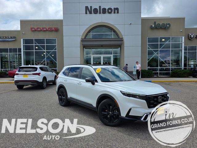 Platinum White Pearl 2024 Honda CR-V Hybrid SUV / Crossover All-Wheel Drive Continuously Variable Transmission