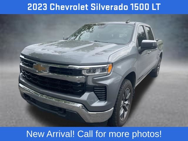 Sterling Gray Metallic 2023 Chevrolet Silverado 1500 Pickup Truck Four-Wheel Drive 8-Speed Automatic