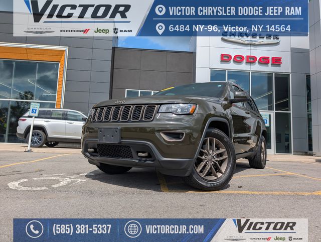 Recon Green Clearcoat 2016 Jeep Grand Cherokee SUV / Crossover Four-Wheel Drive 8-Speed Automatic