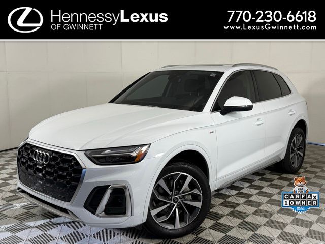 Glacier White 2023 Audi Q5 quattro Premium Plus S Line 45 TFSI SUV / Crossover All-Wheel Drive 7-Speed Automatic