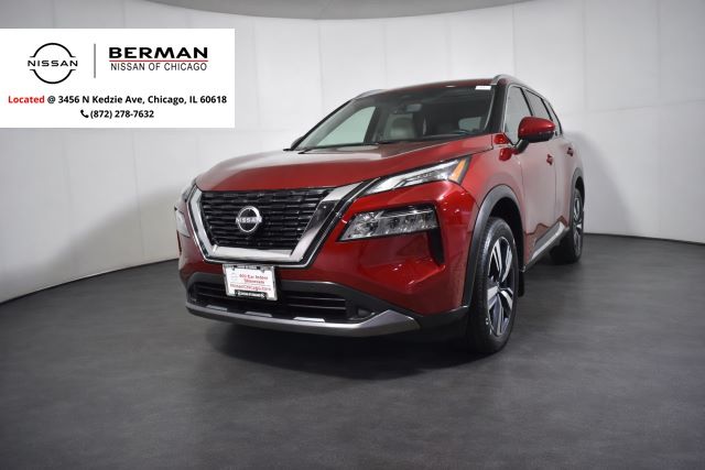 Red (Scarlet Ember Tintcoat) 2023 Nissan Rogue SL AWD SUV / Crossover All-Wheel Drive Continuously Variable Transmission