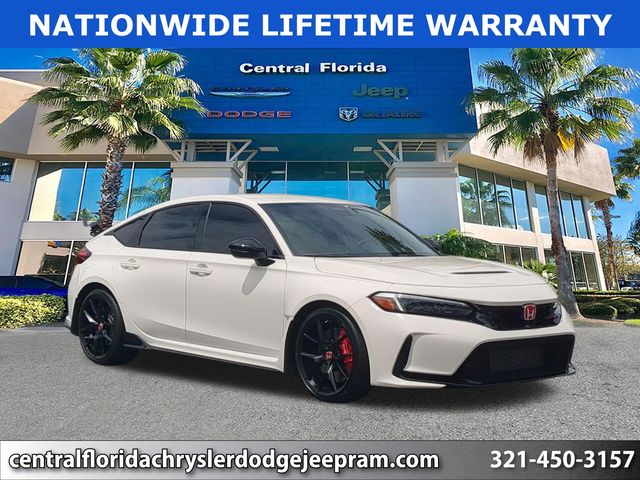 Championship White 2025 Honda Civic Type R FWD Hatchback Front-Wheel Drive 6-Speed Manual