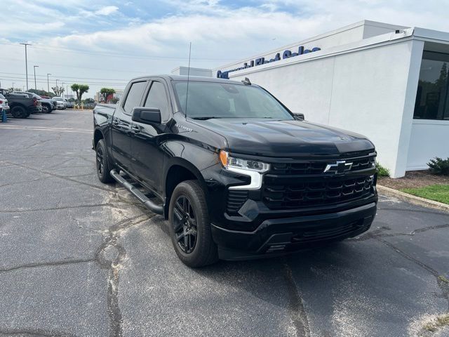 Black 2023 Chevrolet Silverado 1500 Pickup Truck Four-Wheel Drive Automatic