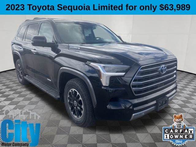 Midnight Black Metallic 2023 Toyota Sequoia SUV / Crossover Four-Wheel Drive Automatic