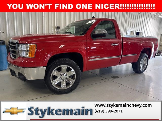 Fire Red 2007 GMC Sierra 1500 SLE1 Ext. Cab SB 4WD Pickup Truck Four-Wheel Drive 4-Speed Automatic Overdrive