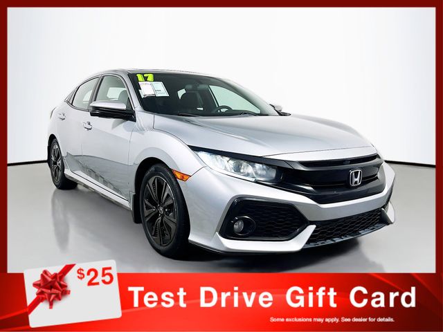 Lunar Silver Metallic 2017 Honda Civic Hatchback EX Hatchback Front-Wheel Drive Continuously Variable Transmission