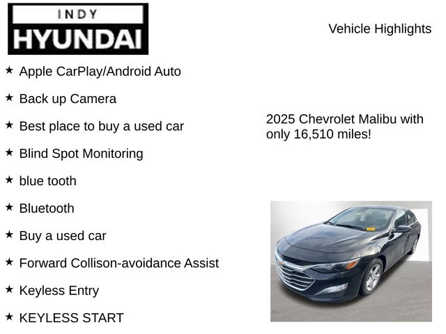 Used 2025 Chevrolet Malibu For Sale in Indianapolis, IN