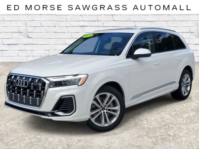 Glacier White Metallic 2025 Audi Q7 SUV / Crossover All-Wheel Drive 8-Speed Automatic