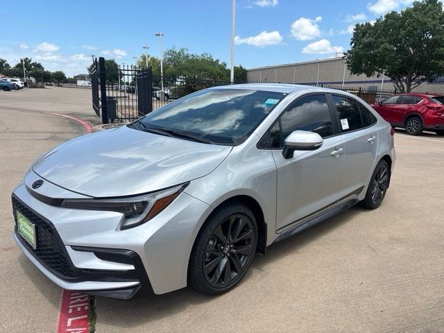 Classic Silver Metallic 2026 Toyota Corolla Sedan Front-Wheel Drive Continuously Variable Transmission