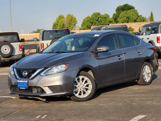 Gray (Gun Metallic) 2019 Nissan Sentra Sedan Front-Wheel Drive Continuously Variable Transmission