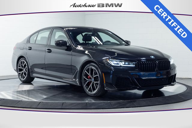 Black Sapphire Metallic 2023 BMW 5 Series Sedan All-Wheel Drive 8-Speed Automatic