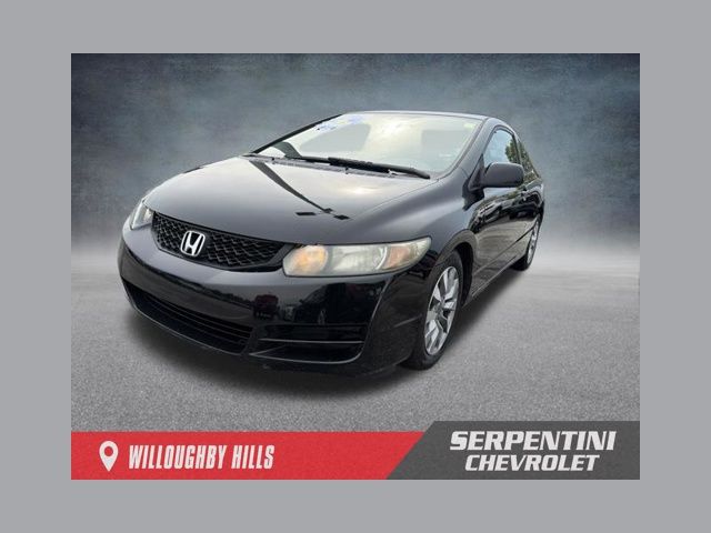 Black 2010 Honda Civic Coupe Coupe Front-Wheel Drive 5-Speed Automatic
