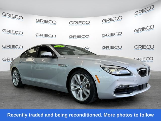 Glacier Silver Metallic 2017 BMW 6 Series 640i Gran Coupe RWD Sedan Rear-Wheel Drive 8-Speed Automatic
