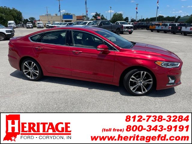 Rapid Red Metallic Tinted Clearcoat 2020 Ford Fusion Sedan Front-Wheel Drive 6-Speed Automatic