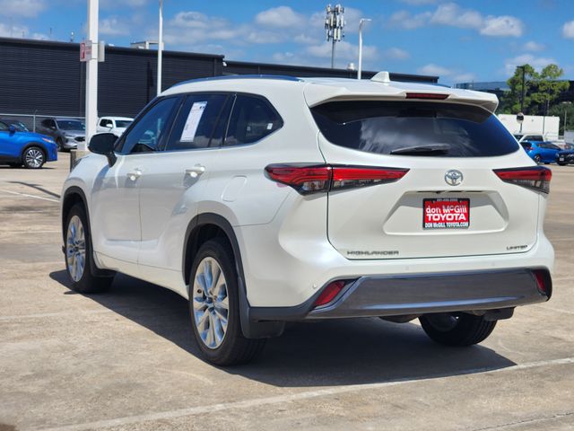 2021 Toyota Highlander Limited White at Don McGill Toyota