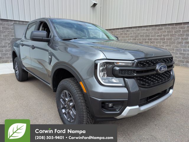 Carbonized Gray Metallic 2026 Ford Ranger XLT SuperCrew 4WD Pickup Truck Four-Wheel Drive Automatic