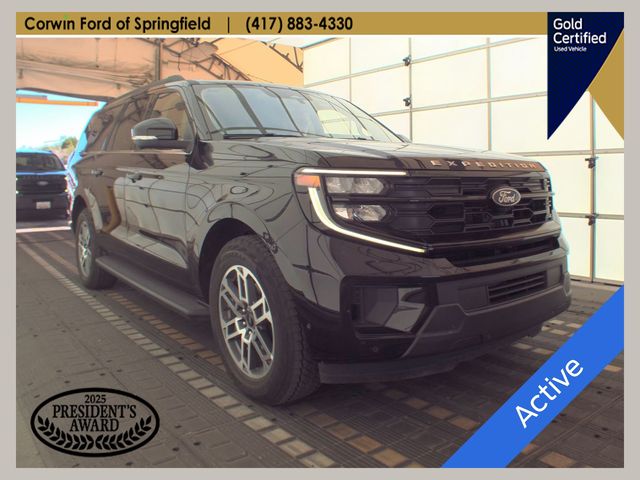 Agate Black Metallic 2025 Ford Expedition SUV / Crossover Four-Wheel Drive Automatic