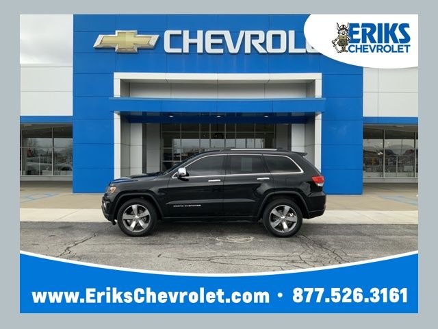 Brilliant Black Crystal Pearlcoat 2016 Jeep Grand Cherokee SUV / Crossover Four-Wheel Drive 8-Speed Automatic