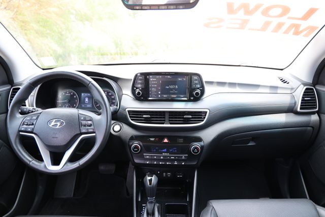 2021 Hyundai Tucson Limited Blue at Texan Dodge Chrysler Jeep Ram