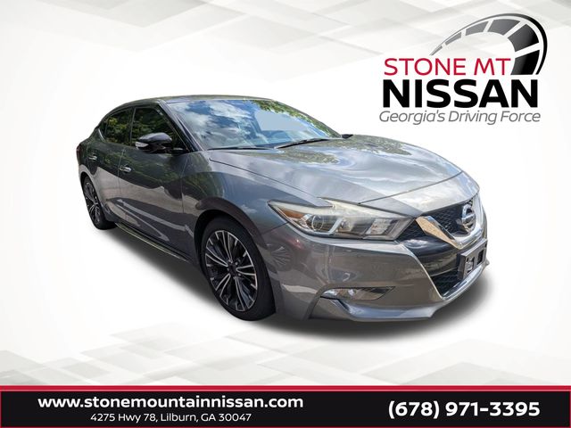 Gray (Gun Metallic) 2017 Nissan Maxima Sedan Front-Wheel Drive Continuously Variable Transmission