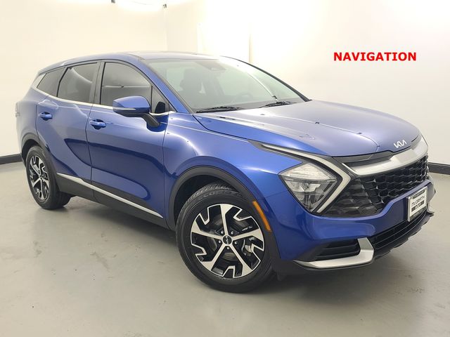 Sapphire Blue 2023 Kia Sportage EX FWD SUV / Crossover Front-Wheel Drive 8-Speed Automatic