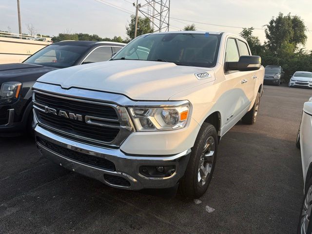Bright White Clearcoat 2020 RAM 1500 Pickup Truck Four-Wheel Drive 8-Speed Automatic