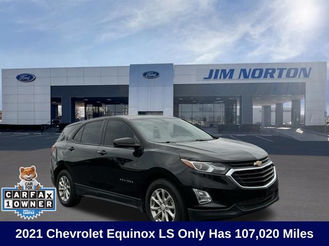 Black Metallic 2021 Chevrolet Equinox SUV / Crossover Front-Wheel Drive 6-Speed Automatic Overdrive
