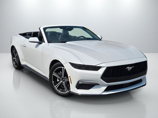 Oxford White 2025 Ford Mustang EcoBoost Convertible RWD Convertible Rear-Wheel Drive Automatic
