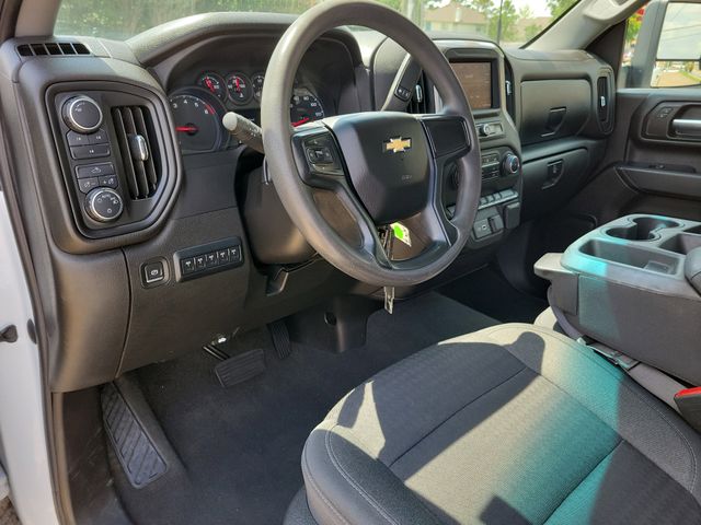 2022 Chevrolet Silverado 2500HD Custom White at Wharton Chevrolet GMC