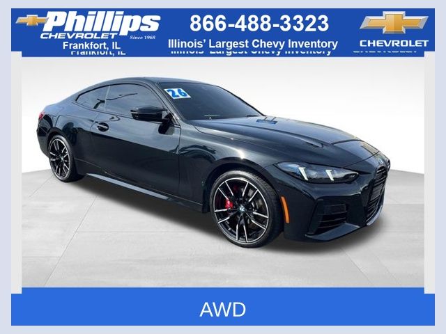 Black Sapphire Metallic 2026 BMW 4 Series M440i Coupe xDrive Coupe All-Wheel Drive 8-Speed Automatic