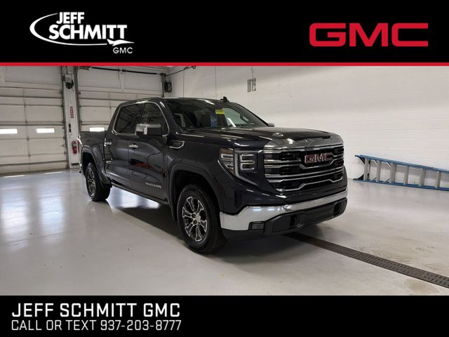 Titanium Rush Metallic 2026 GMC Sierra 1500 SLT Crew Cab 4WD Pickup Truck Four-Wheel Drive Automatic