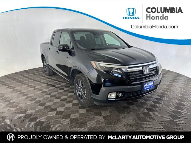 Crystal Black Pearl 2020 Honda Ridgeline Pickup Truck All-Wheel Drive 9-Speed Automatic