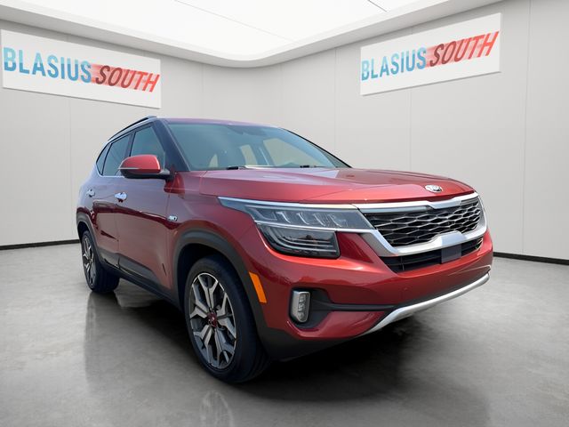 Mars Orange 2021 Kia Seltos SUV / Crossover All-Wheel Drive 7-Speed Automatic