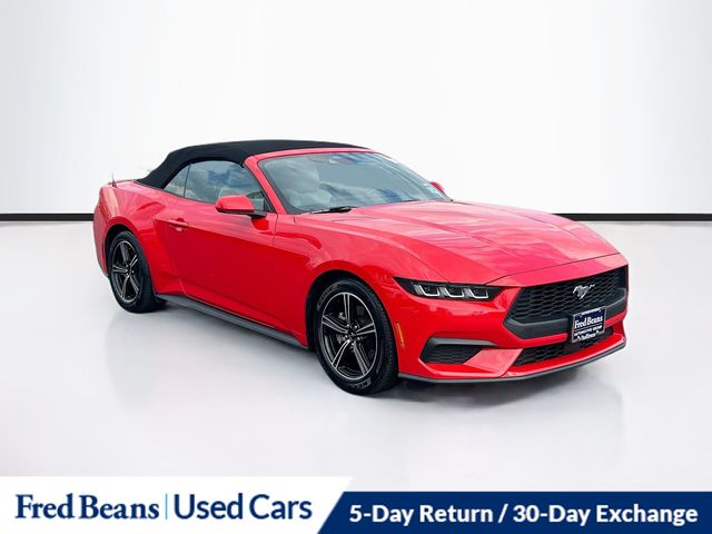 Race Red 2024 Ford Mustang Convertible Rear-Wheel Drive Automatic