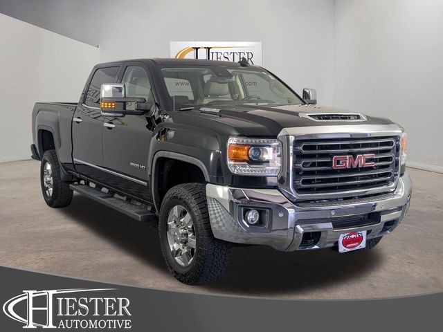 Onyx Black 2017 GMC Sierra 2500HD SLT Crew Cab SB 4WD Pickup Truck Four-Wheel Drive 6-Speed Automatic