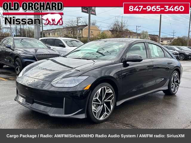 Onyx Black 2023 Hyundai Ioniq 6 Limited AWD Sedan All-Wheel Drive 1-Speed Automatic