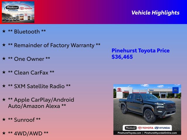 Used 2024 Nissan Frontier Truck